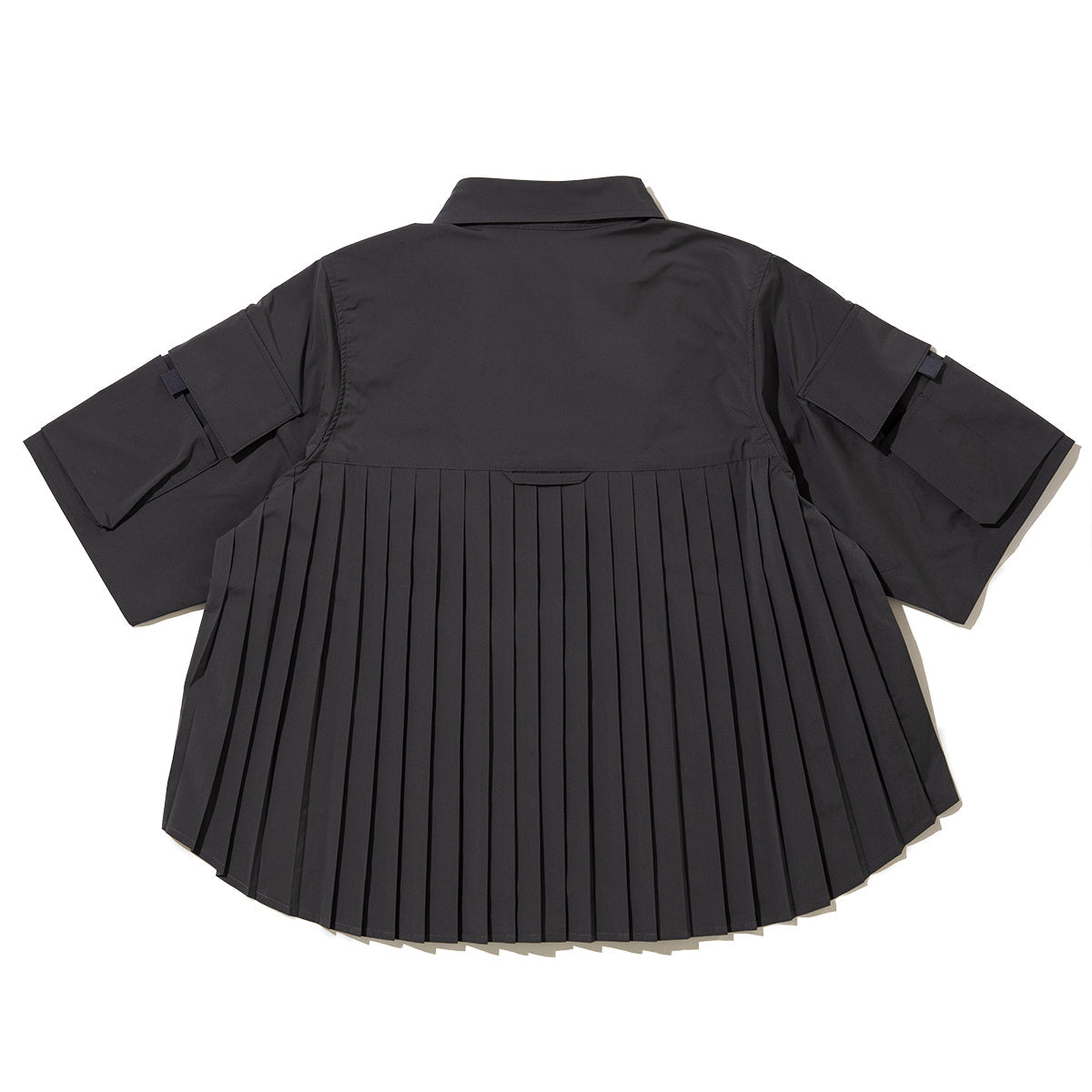 NON TOKYO PIN TUCK TECH SHIRT ノントーキョー ピンタック テックシャツ NON-26S-0403【レディース ポリエステル素材 半袖 プリーツ 26SS】