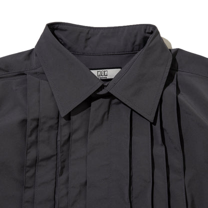 NON TOKYO PIN TUCK TECH SHIRT ノントーキョー ピンタック テックシャツ NON-26S-0403【レディース ポリエステル素材 半袖 プリーツ 26SS】