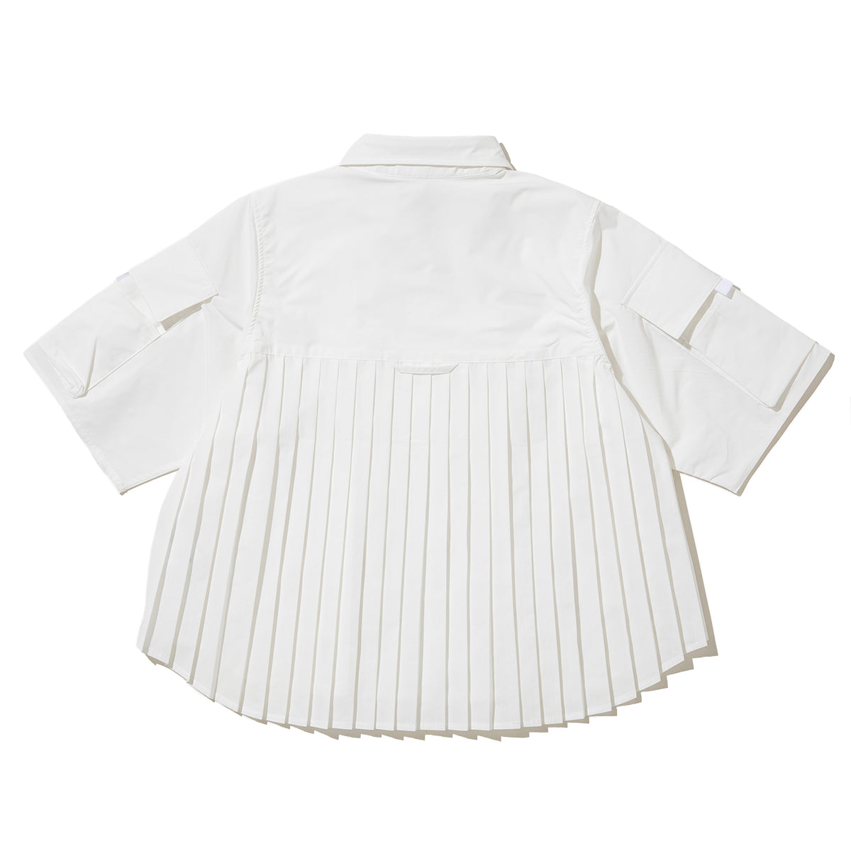 NON TOKYO PIN TUCK TECH SHIRT ノントーキョー ピンタック テックシャツ NON-26S-0403【レディース ポリエステル素材 半袖 プリーツ 26SS】