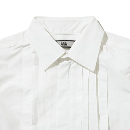 NON TOKYO PIN TUCK TECH SHIRT ノントーキョー ピンタック テックシャツ NON-26S-0403【レディース ポリエステル素材 半袖 プリーツ 26SS】