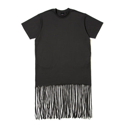 NON TOKYO FRINGE T-SHIRT ONE-PIECE ノントーキョー フリンジ Tシャツ ワンピース NON-26S-0413【レディース フリンジ加工 半袖 26SS】