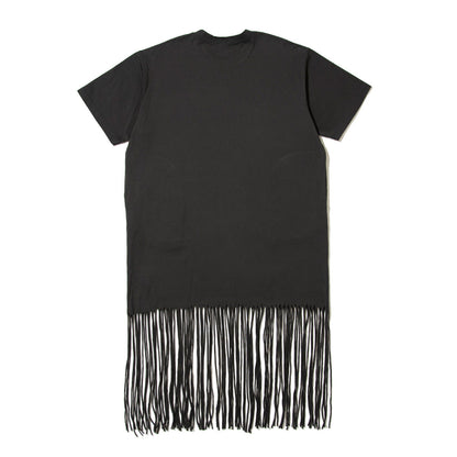 NON TOKYO FRINGE T-SHIRT ONE-PIECE ノントーキョー フリンジ Tシャツ ワンピース NON-26S-0413【レディース フリンジ加工 半袖 26SS】