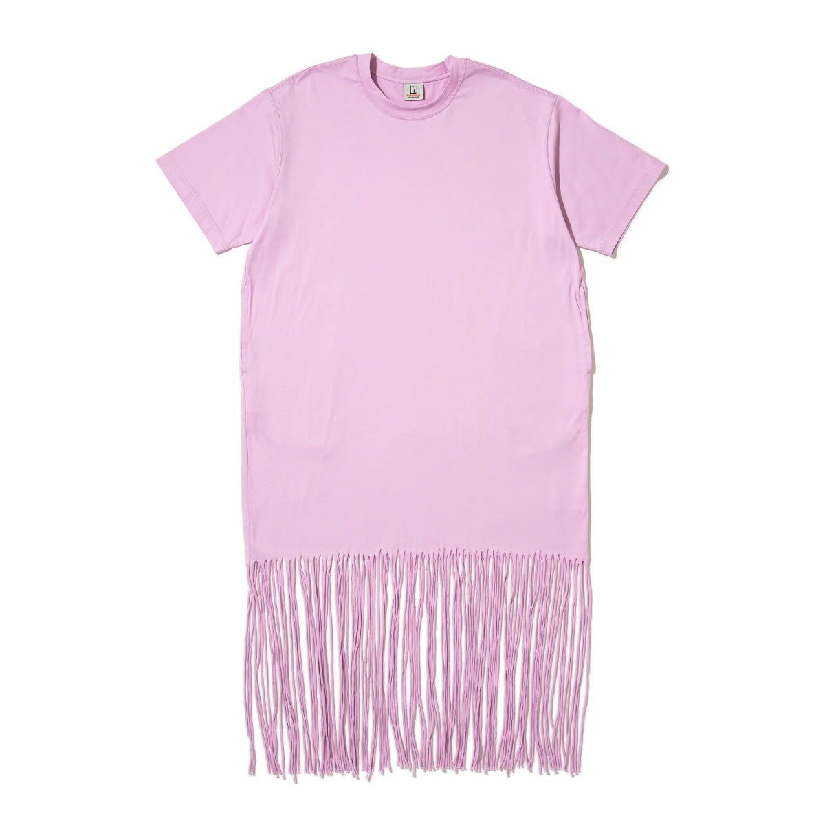 NON TOKYO FRINGE T-SHIRT ONE-PIECE ノントーキョー フリンジ Tシャツ ワンピース NON-26S-0413【レディース フリンジ加工 半袖 26SS】