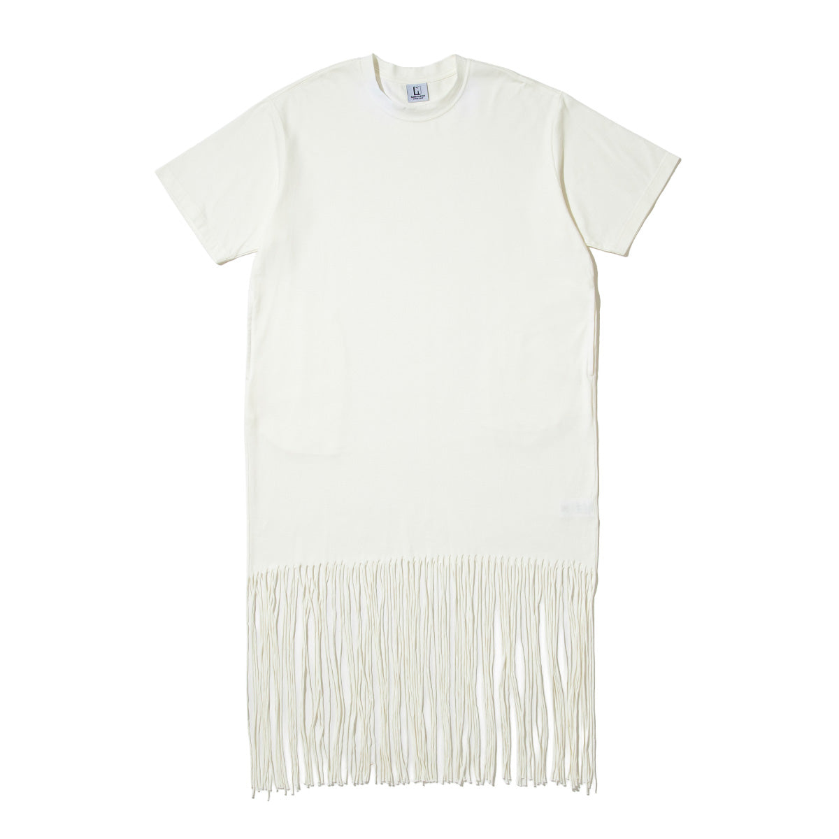 NON TOKYO FRINGE T-SHIRT ONE-PIECE ノントーキョー フリンジ Tシャツ ワンピース NON-26S-0413【レディース フリンジ加工 半袖 26SS】