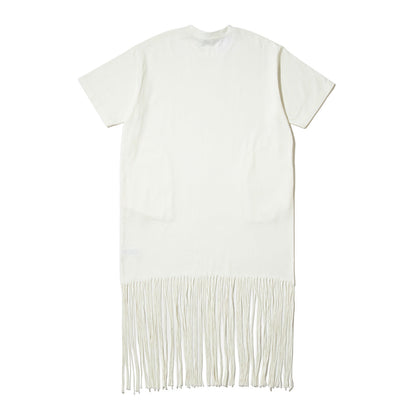 NON TOKYO FRINGE T-SHIRT ONE-PIECE ノントーキョー フリンジ Tシャツ ワンピース NON-26S-0413【レディース フリンジ加工 半袖 26SS】