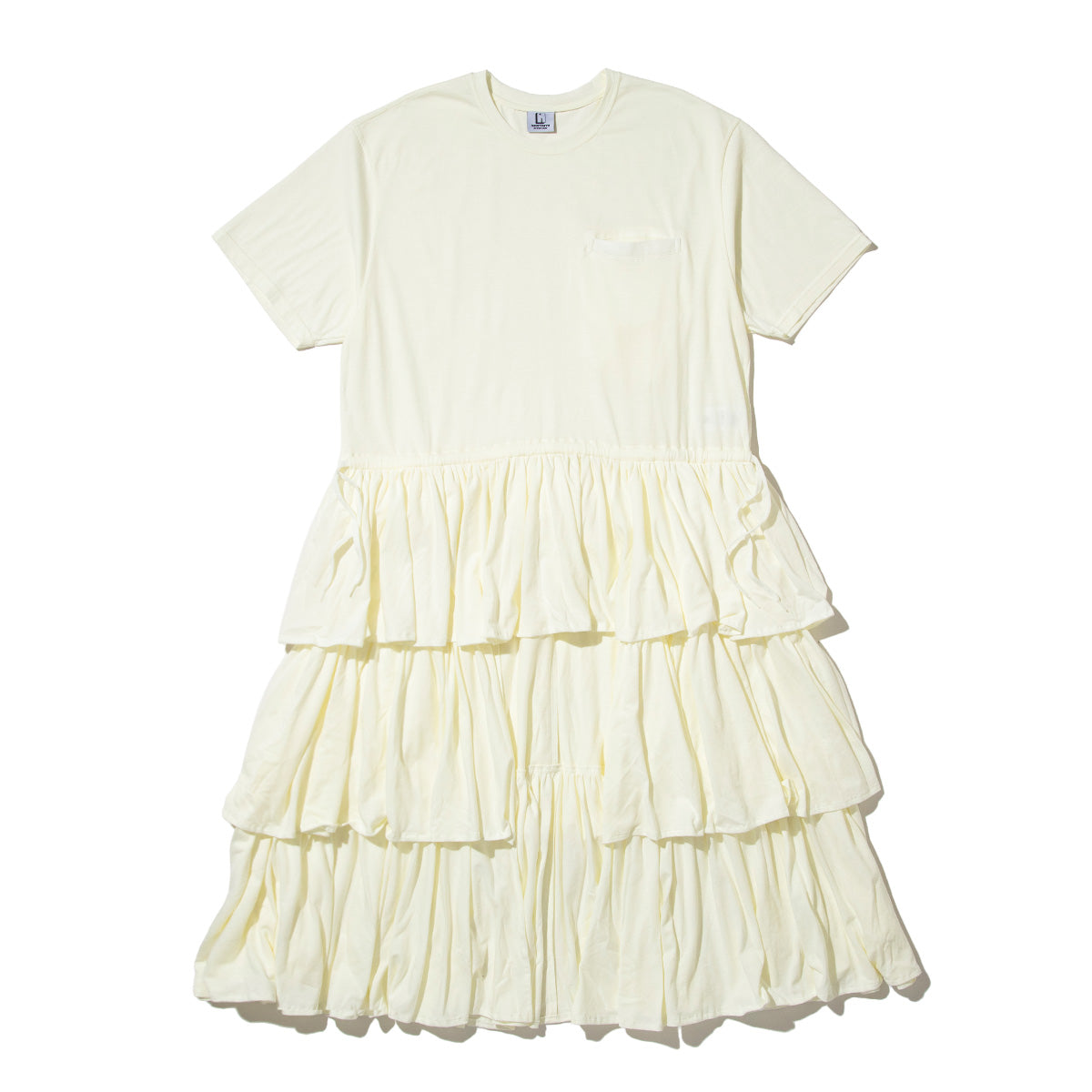 NON TOKYO TIRED LONG TEE ONE-PIECE ノントーキョー タイヤード ロング TEE ワンピース NON-26S-0414【レディース フリル ティアード 半袖 26SS】