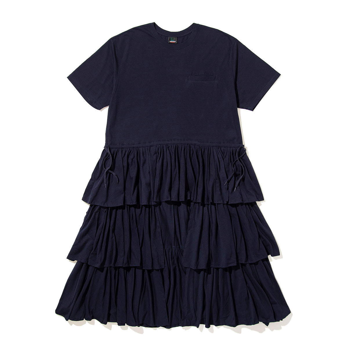 NON TOKYO TIRED LONG TEE ONE-PIECE ノントーキョー タイヤード ロング TEE ワンピース NON-26S-0414【レディース フリル ティアード 半袖 26SS】
