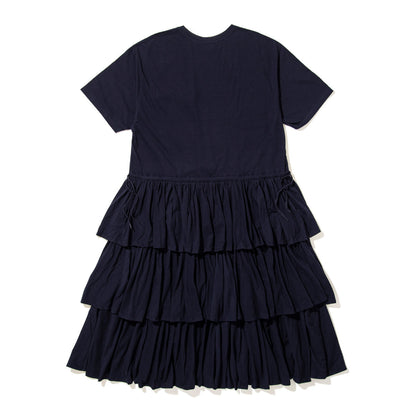 NON TOKYO TIRED LONG TEE ONE-PIECE ノントーキョー タイヤード ロング TEE ワンピース NON-26S-0414【レディース フリル ティアード 半袖 26SS】