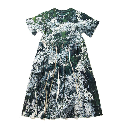 NON TOKYO DIRECT PRINT RIB ONE-PIECE ノントーキョー ダイレクトプリント リブ ワンピース NON-26S-0419【レディース フォトプリント ギャザーワンピース ポリエステル素材 26SS】