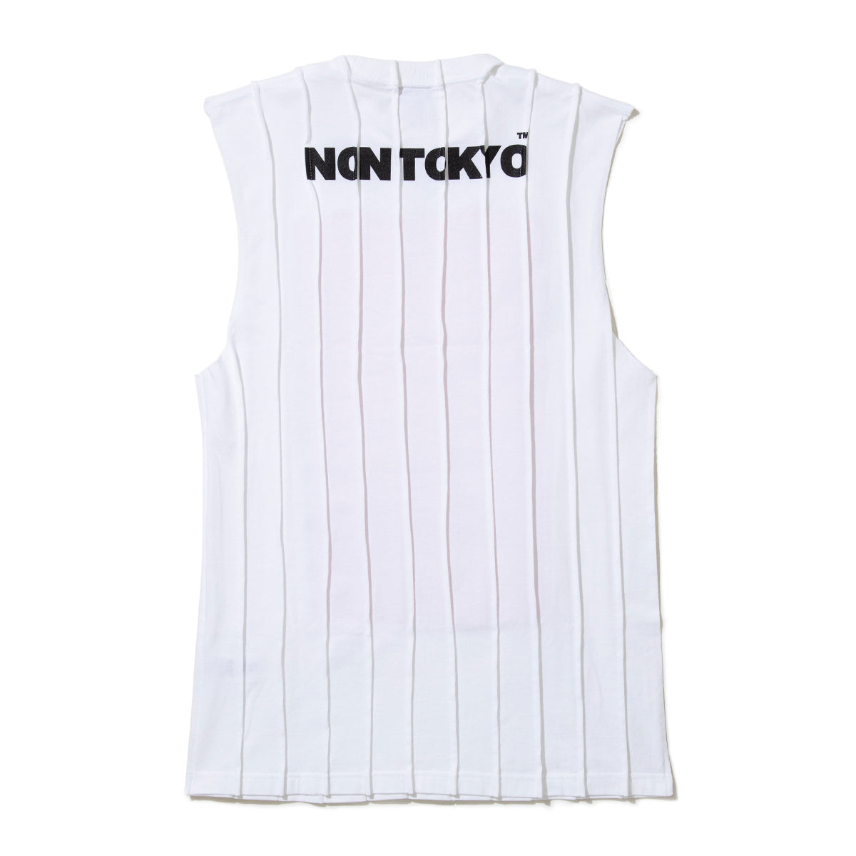NON TOKYO PIN TACK C/S ノントーキョー ピンタック カットソー NON-26S-0420【レディース グラフィック ピンタック加工 ノースリーブ 26SS】