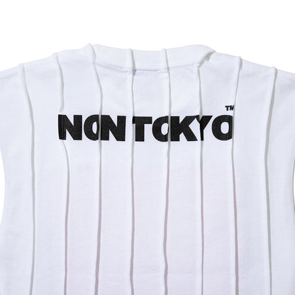 NON TOKYO PIN TACK C/S ノントーキョー ピンタック カットソー NON-26S-0420【レディース グラフィック ピンタック加工 ノースリーブ 26SS】