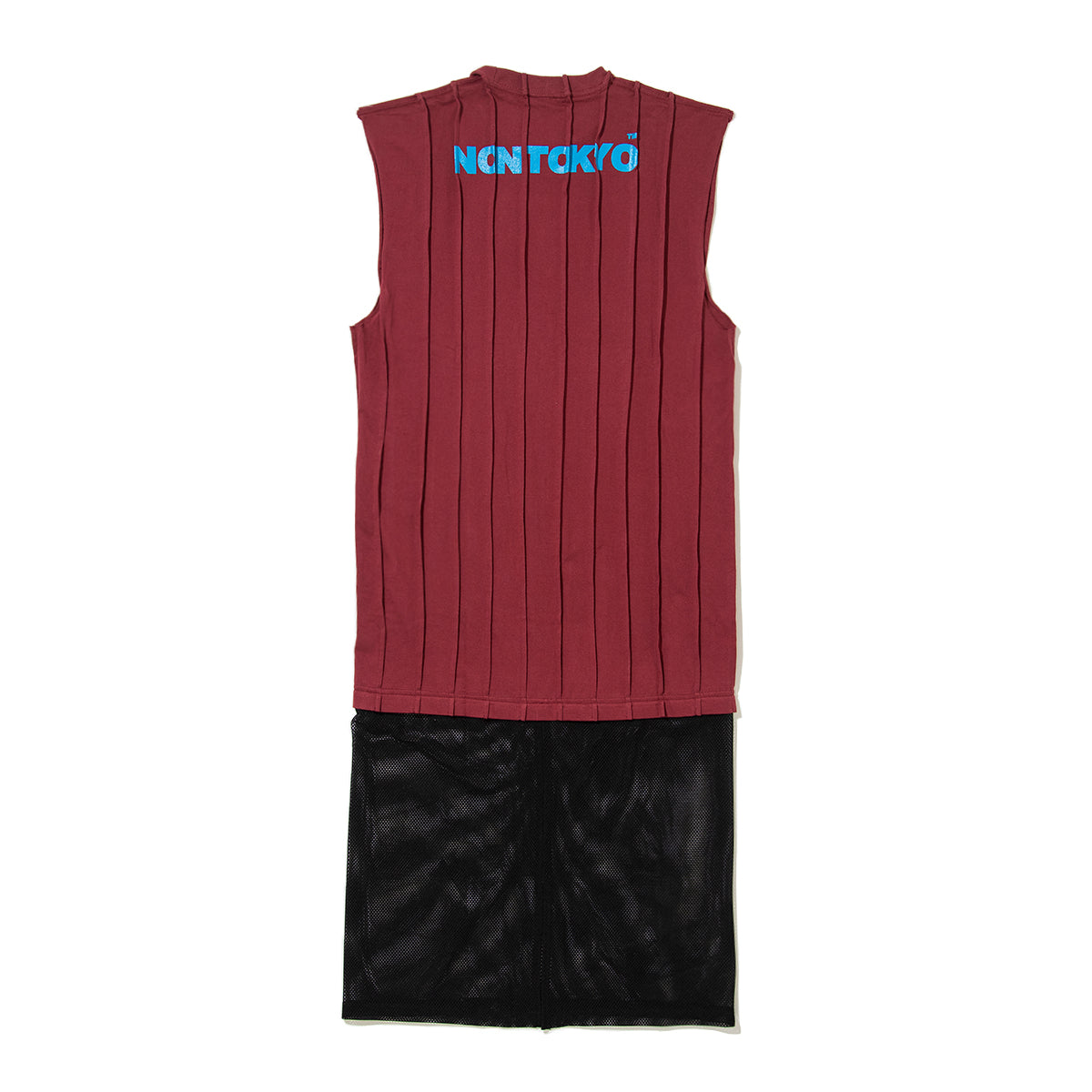 NON TOKYO PIN TACK ONE-PIECE ノントーキョー ピンタック ワンピース NON-26S-0421【レディース グラフィック ピンタック加工 ノースリーブ 26SS】