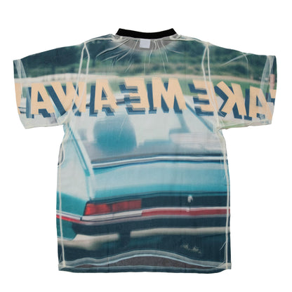 NON TOKYO DIRECT PRINT SHEER T-SHIRT ノントーキョー ダイレクトプリント シアー Tシャツ NON-26S-0422【レディース シアー素材 グラフィック シフォン生地 26SS】