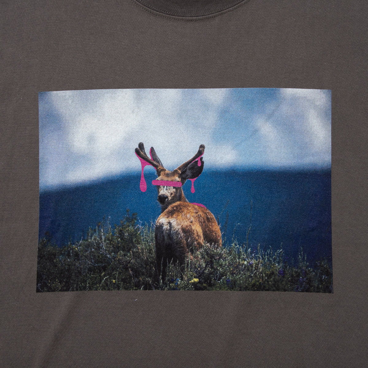 NON TOKYO DEER PRINT NO-SLEEVE T-SHIRT ノントーキョー ディアー プリント ノースリーブ Tシャツ NON-26S-0430【レディース グラフィック ノースリーブ 26SS】