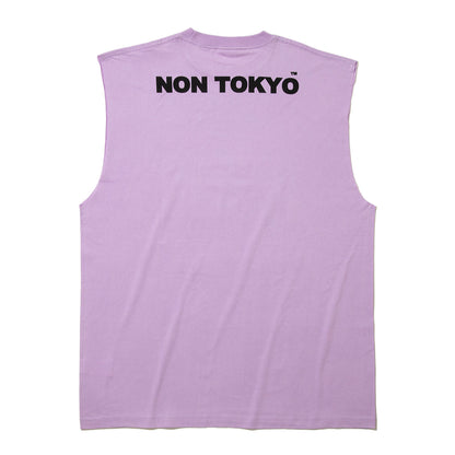 NON TOKYO DEER PRINT NO-SLEEVE T-SHIRT ノントーキョー ディアー プリント ノースリーブ Tシャツ NON-26S-0430【レディース グラフィック ノースリーブ 26SS】