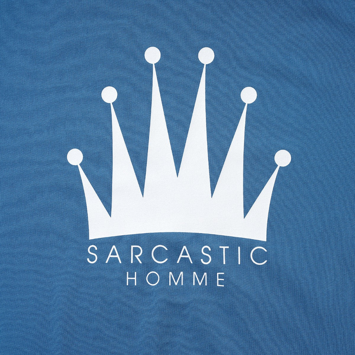 SARCASTIC Homme Crown Short Sleeve Tee サキャスティック オム クラウン ショートスリーブ ティー SAR261006【メンズ サブカルチャー カジュアル 半袖Tシャツ ストリートスタイル 26SS】