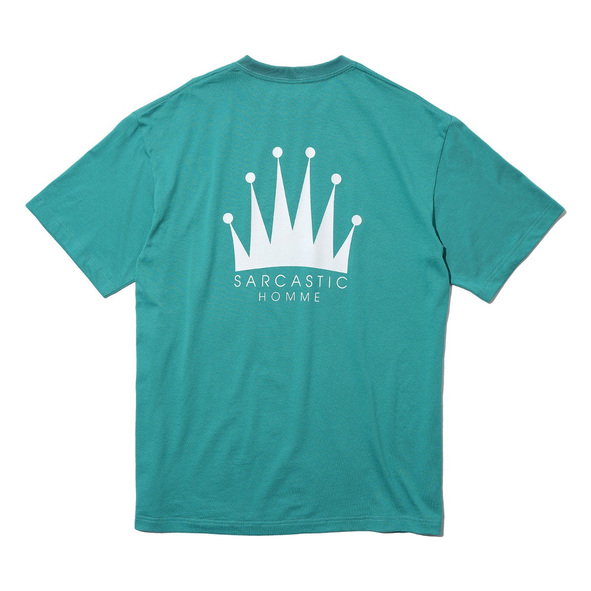 SARCASTIC Homme Crown Short Sleeve Tee サキャスティック オム クラウン ショートスリーブ ティー SAR261006【メンズ サブカルチャー カジュアル 半袖Tシャツ ストリートスタイル 26SS】