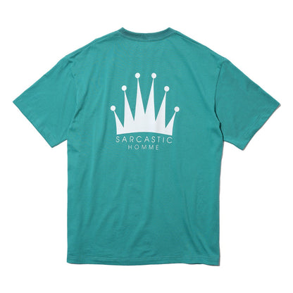 SARCASTIC Homme Crown Short Sleeve Tee サキャスティック オム クラウン ショートスリーブ ティー SAR261006【メンズ サブカルチャー カジュアル 半袖Tシャツ ストリートスタイル 26SS】