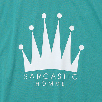 SARCASTIC Homme Crown Short Sleeve Tee サキャスティック オム クラウン ショートスリーブ ティー SAR261006【メンズ サブカルチャー カジュアル 半袖Tシャツ ストリートスタイル 26SS】