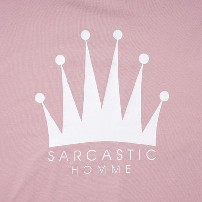 SARCASTIC Homme Crown Short Sleeve Tee サキャスティック オム クラウン ショートスリーブ ティー SAR261006【メンズ サブカルチャー カジュアル 半袖Tシャツ ストリートスタイル 26SS】