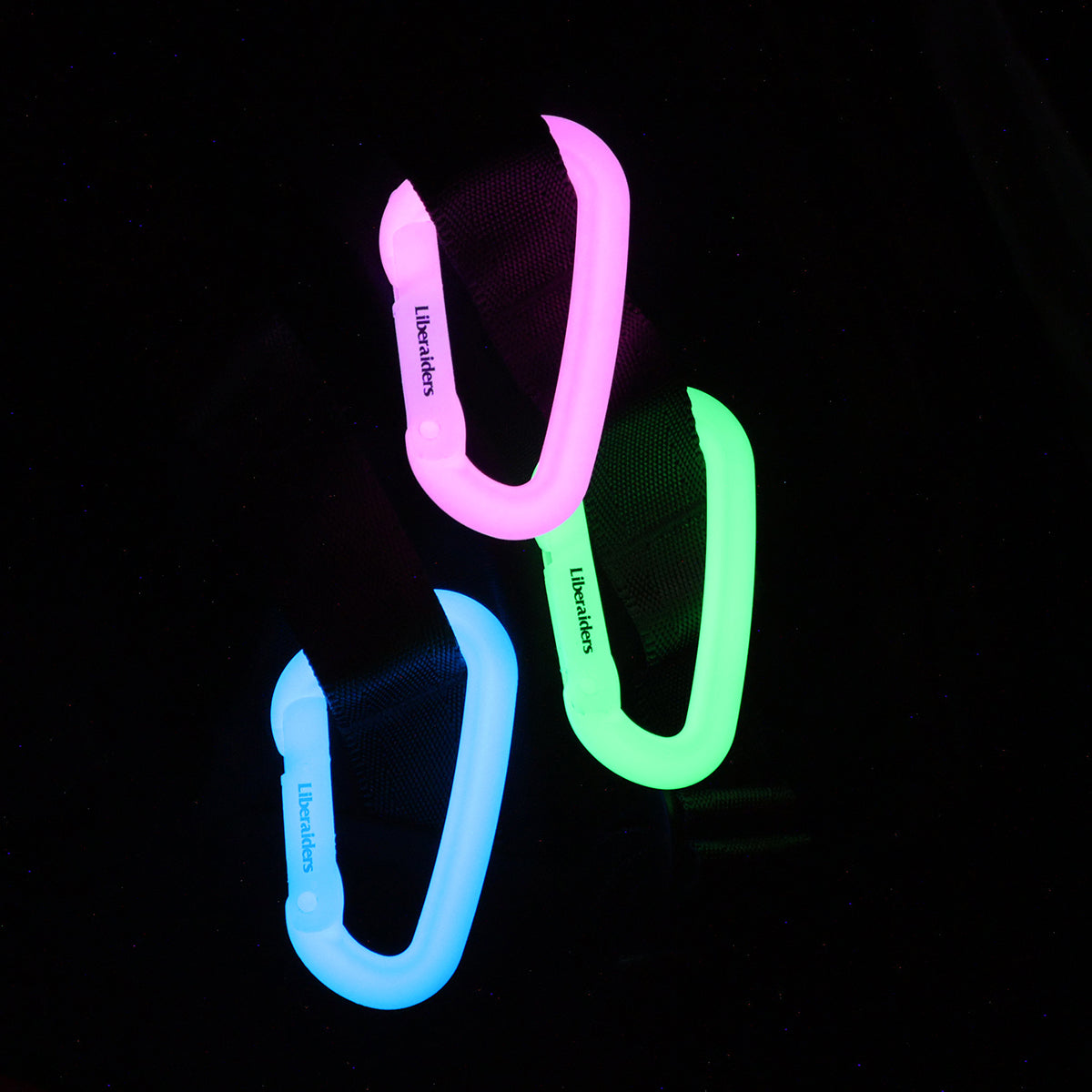 Liberaiders PX LUMINOUS CARABINER リベレイダースPX ルミナス カラビナ 849152601【メンズ カラビナ 蓄光 発光 キーホルダー アクセサリー 26SS】