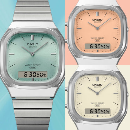 CASIO AQ-240E-4AJF カシオ AQ-240E-4AJF AQ-240E-4AJF【メンズ パステルカラー クラシカルデザイン 26SS】