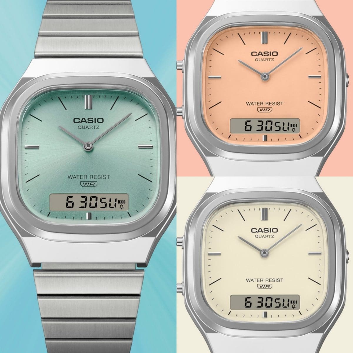 CASIO AQ-240E-7A2JF カシオ AQ-240E-7A2JF AQ-240E-7A2JF【メンズ パステルカラー クラシカルデザイン 26SS】