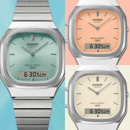 CASIO AQ-240E-7A2JF カシオ AQ-240E-7A2JF AQ-240E-7A2JF【メンズ パステルカラー クラシカルデザイン 26SS】