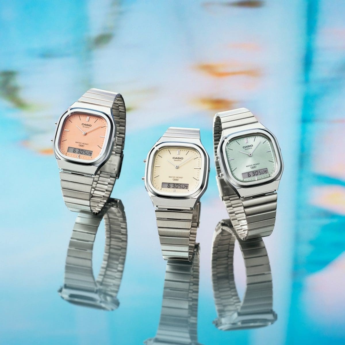 CASIO AQ-240E-7A2JF カシオ AQ-240E-7A2JF AQ-240E-7A2JF【メンズ パステルカラー クラシカルデザイン 26SS】