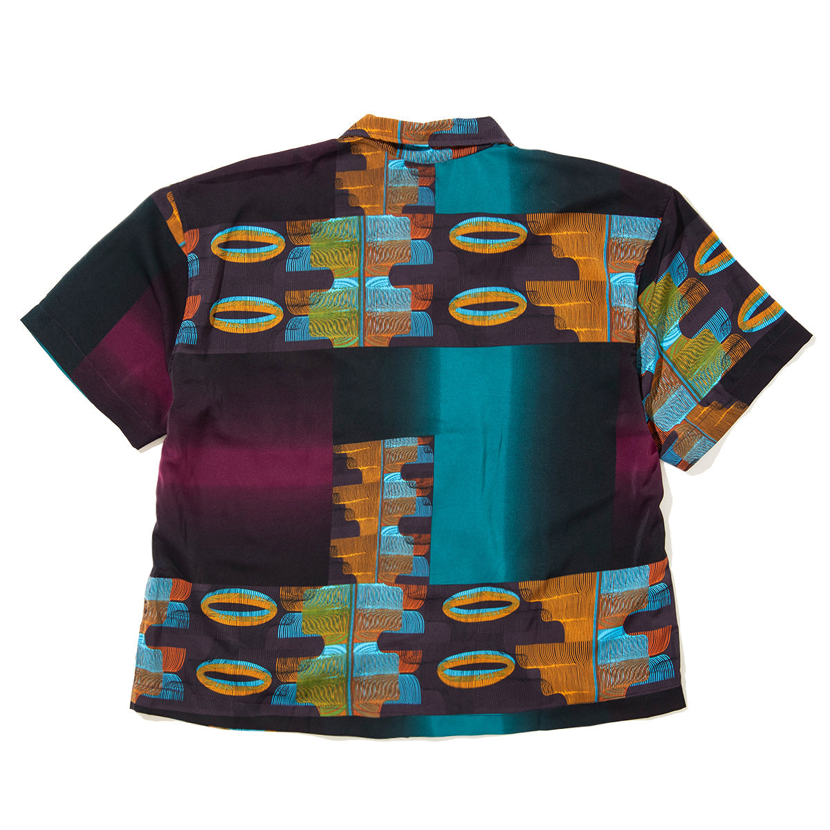EXPANSION NEW YORK Queens Luxor Shirts エクスパンション ニューヨーク クイーンズ ルクソール シャツ 013-MULTI【メンズ 開襟シャツ 半袖 ポリエステル素材 26SS】