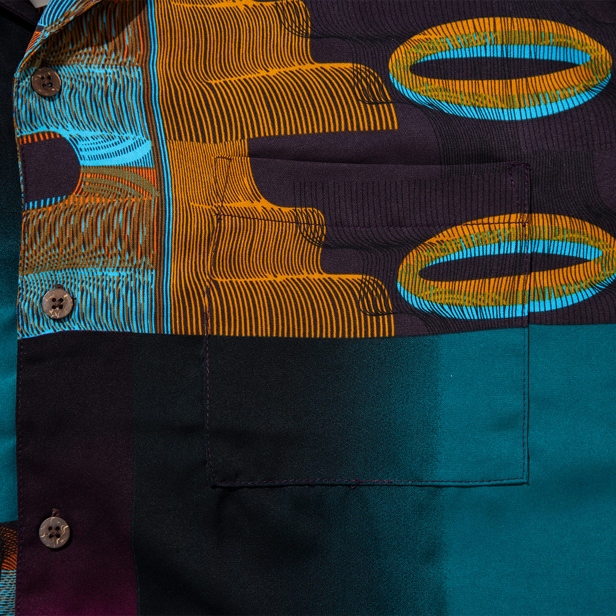 EXPANSION NEW YORK Queens Luxor Shirts エクスパンション ニューヨーク クイーンズ ルクソール シャツ 013-MULTI【メンズ 開襟シャツ 半袖 ポリエステル素材 26SS】