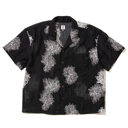 EXPANSION NEW YORK Manhattan Luxor Shirts エクスパンション ニューヨーク マンハッタン ルクソール シャツ 014-BLK【メンズ 開襟シャツ 半袖 26SS】