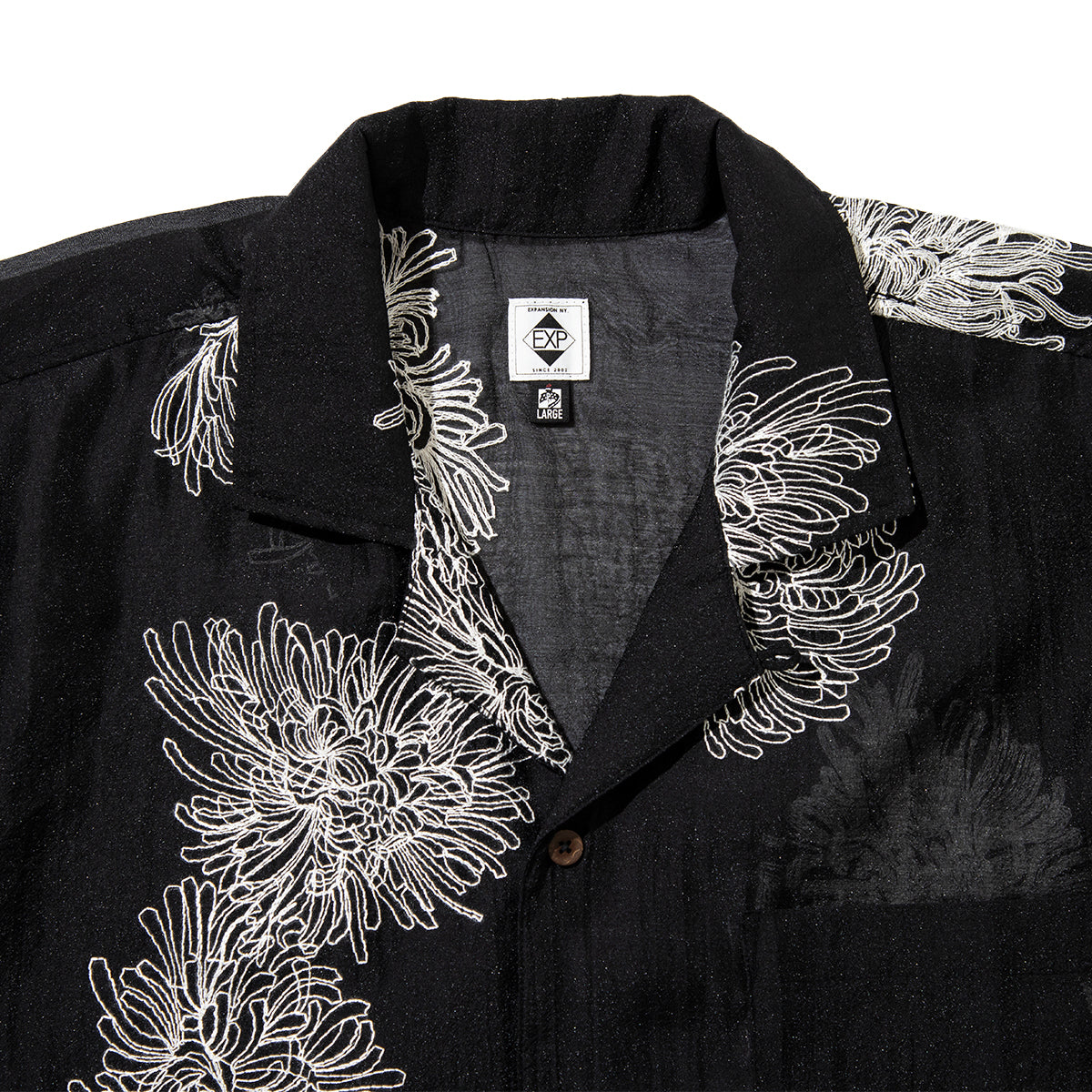 EXPANSION NEW YORK Manhattan Luxor Shirts エクスパンション ニューヨーク マンハッタン ルクソール シャツ 014-BLK【メンズ 開襟シャツ 半袖 26SS】