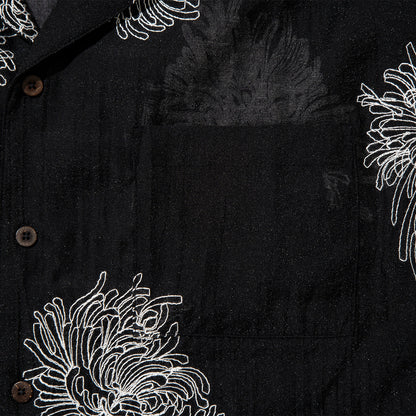 EXPANSION NEW YORK Manhattan Luxor Shirts エクスパンション ニューヨーク マンハッタン ルクソール シャツ 014-BLK【メンズ 開襟シャツ 半袖 26SS】