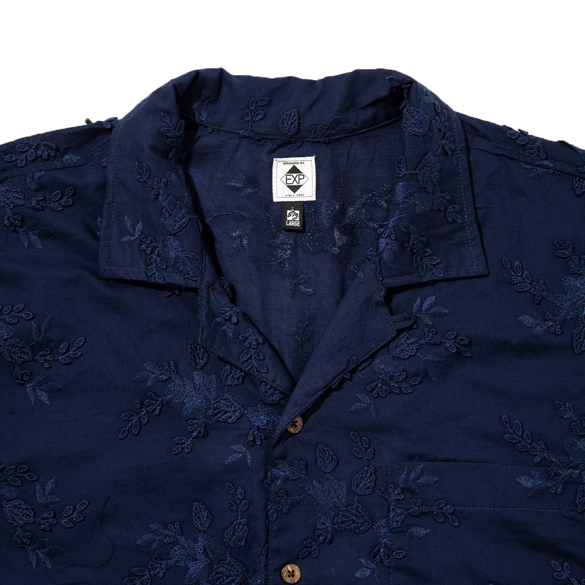 EXPANSION NEW YORK Manhattan Luxor Shirts エクスパンション ニューヨーク マンハッタン ルクソール シャツ 014-BLU【メンズ 開襟シャツ 半袖 26SS】