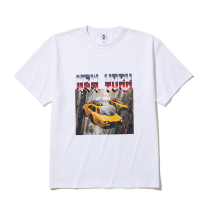EXPANSION NEW YORK Yello Cab 3000 Tee エクスパンション ニューヨーク イエロー キャブ 3000 ティー 018【メンズ 半袖 コットン素材 プリントTシャツ 26SS】