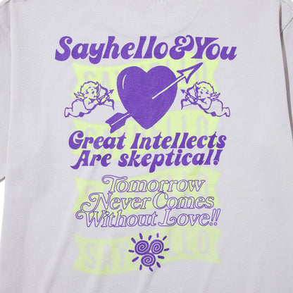 SAYHELLO And You Tee セイハロー アンド ユー ティー 26SS-D3-08【メンズ Tシャツ 半袖トップス コットン素材 厚手生地 26SS】