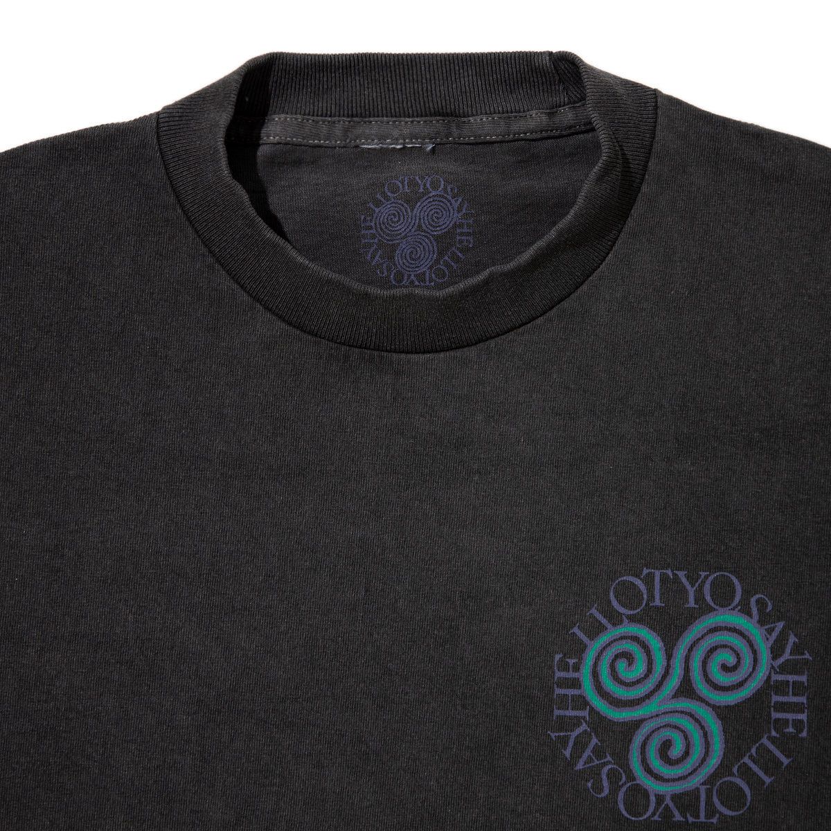 SAYHELLO Pigment Slap Logo Tee セイハロー ピグメント スラップ ロゴティー 26SS-D4-01【メンズ ピグメント加工 スクリーンプリント 半袖 26SS】