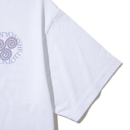 SAYHELLO Pigment Slap Logo Tee セイハロー ピグメント スラップ ロゴティー 26SS-D4-01【メンズ ピグメント加工 スクリーンプリント 半袖 26SS】