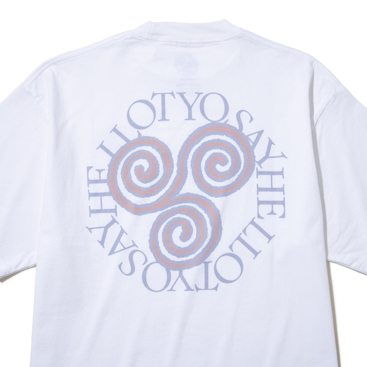 SAYHELLO Pigment Slap Logo Tee セイハロー ピグメント スラップ ロゴティー 26SS-D4-01【メンズ ピグメント加工 スクリーンプリント 半袖 26SS】