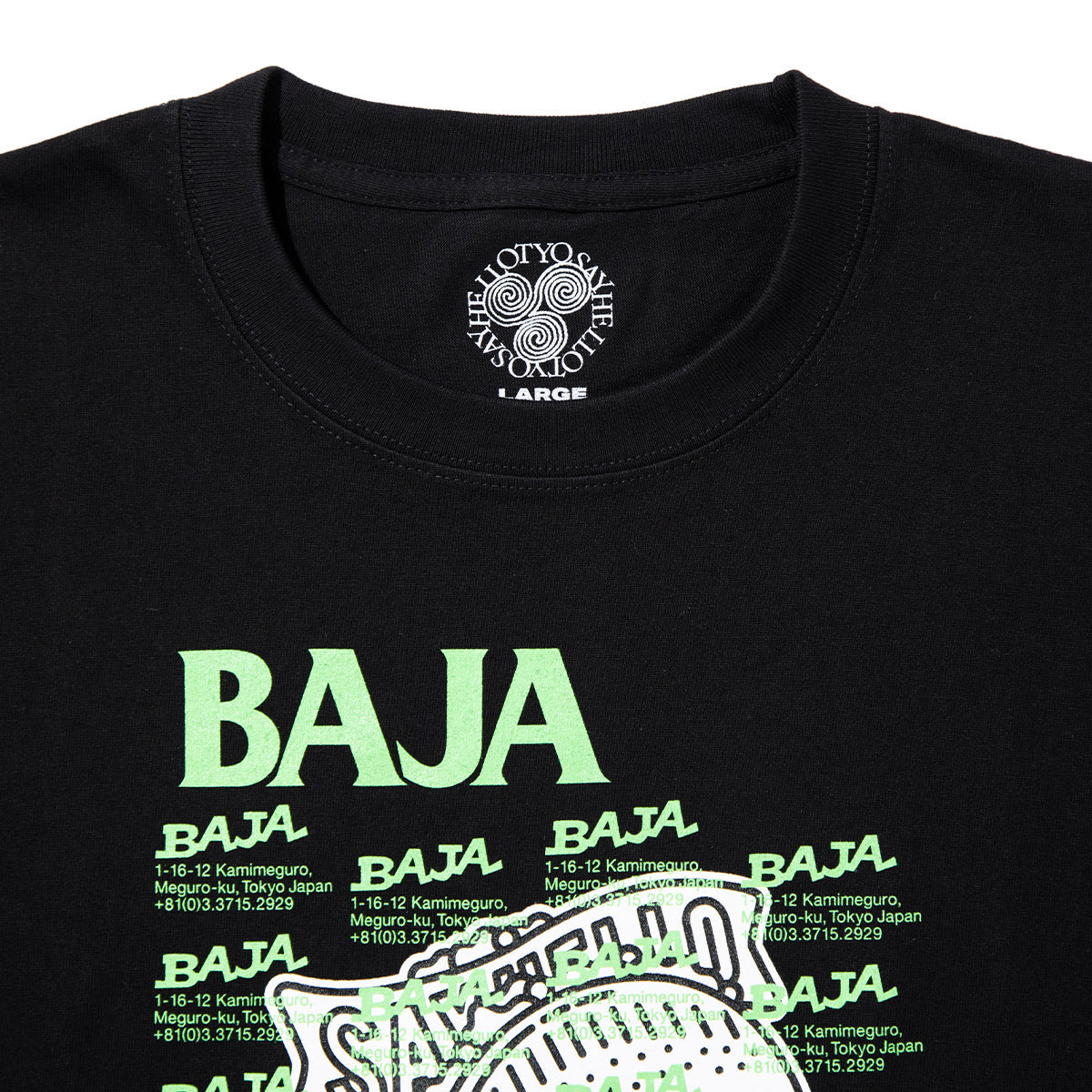 SAYHELLO Baja Tacos Tee セイハロー バハ タコス ティー 26SS-D4-04【メンズ コットン素材 半袖 26SS】