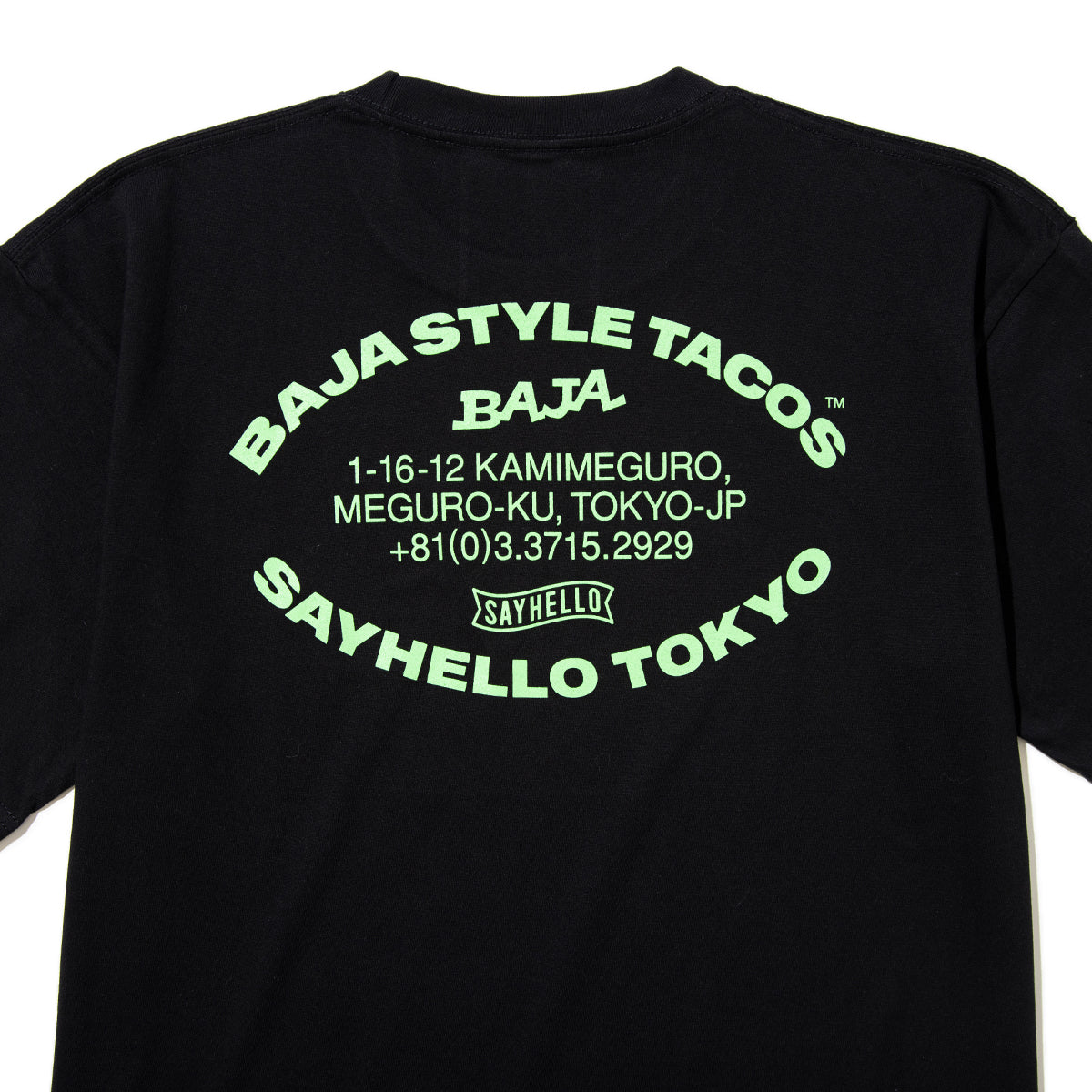 SAYHELLO Baja Tacos Tee セイハロー バハ タコス ティー 26SS-D4-04【メンズ コットン素材 半袖 26SS】