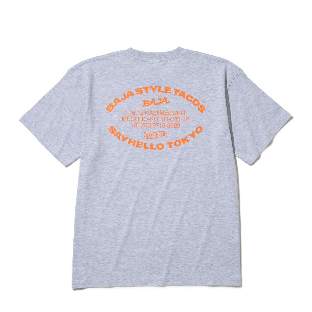 SAYHELLO Baja Tacos Tee セイハロー バハ タコス ティー 26SS-D4-04【メンズ コットン素材 半袖 26SS】