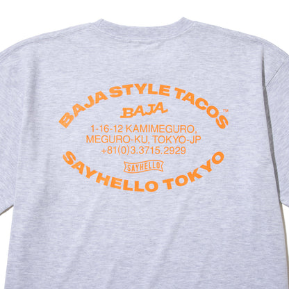 SAYHELLO Baja Tacos Tee セイハロー バハ タコス ティー 26SS-D4-04【メンズ コットン素材 半袖 26SS】