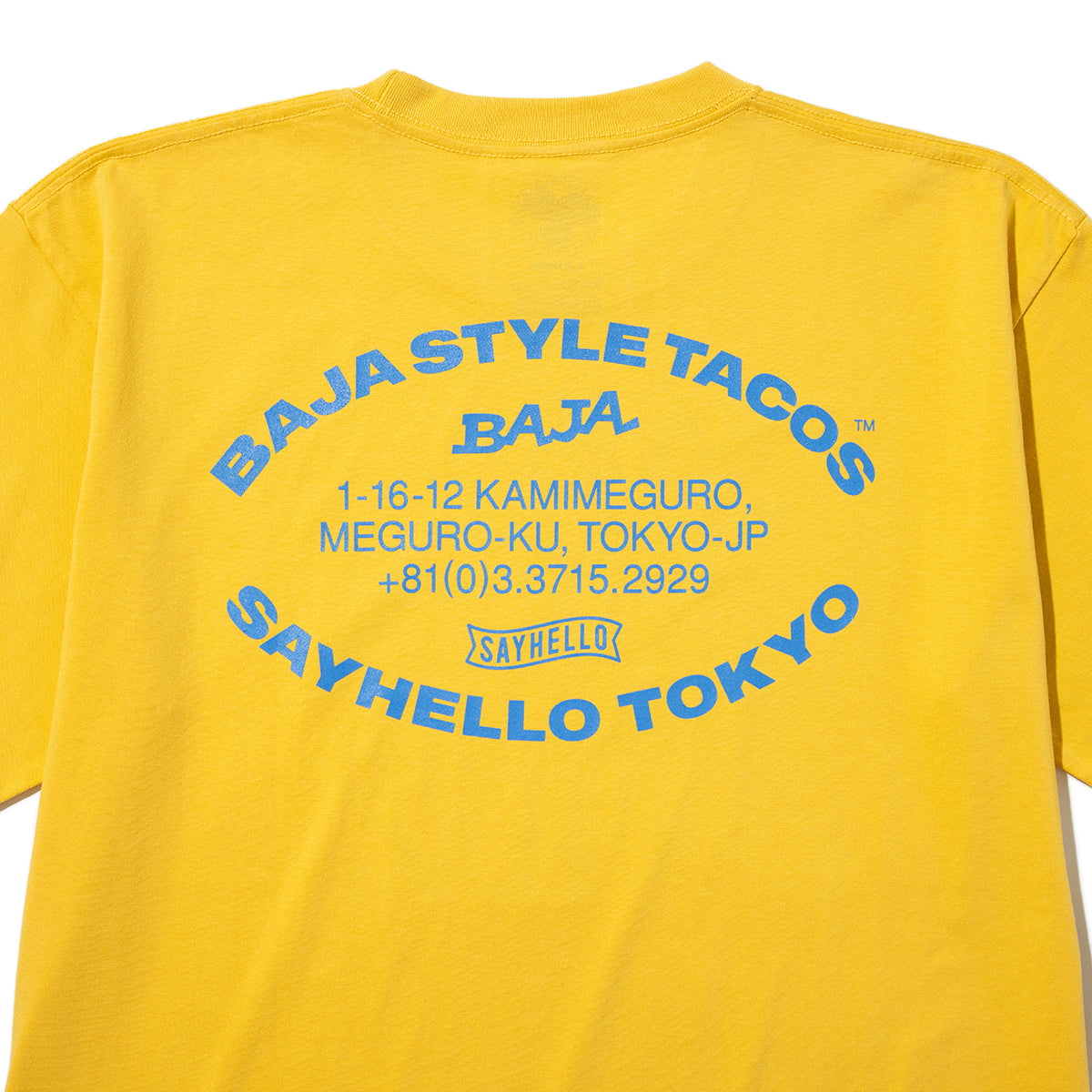 SAYHELLO Baja Tacos Tee セイハロー バハ タコス ティー 26SS-D4-04【メンズ コットン素材 半袖 26SS】