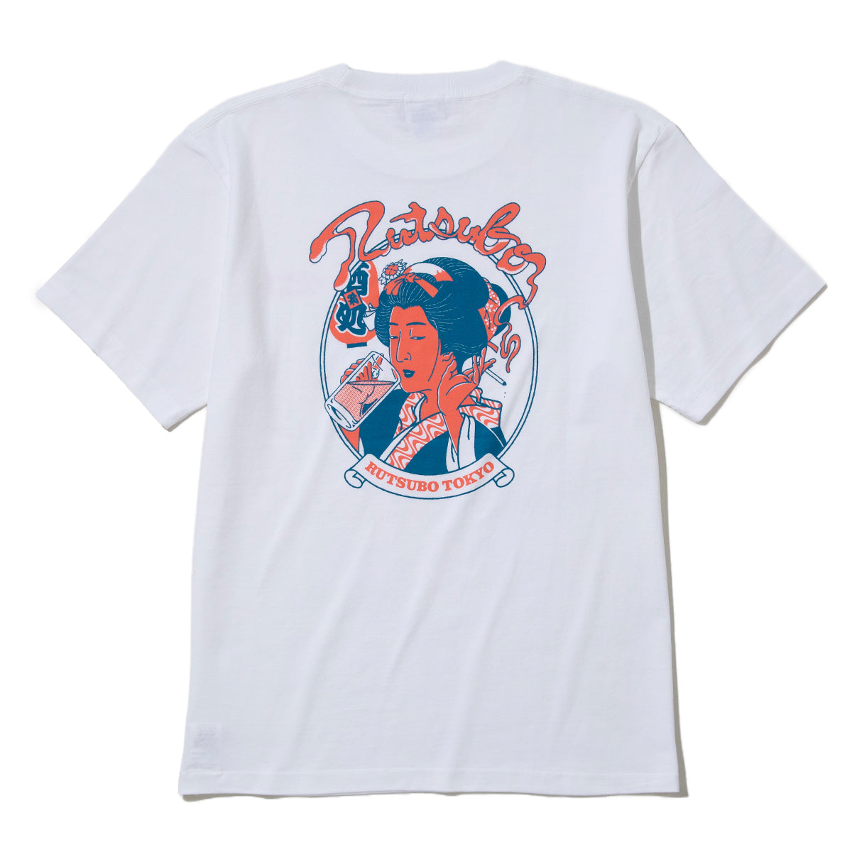 坩堝 裏町酒場 S/S T-SHIRTS（RUTSUBO×YUSUDA) RUTSUBO 裏町酒場 S/S Tシャツ（RUTSUBO×YUSUDA) R26QS-SUDA-TS1【メンズ 半袖 グラフィック コットン素材 26SS】