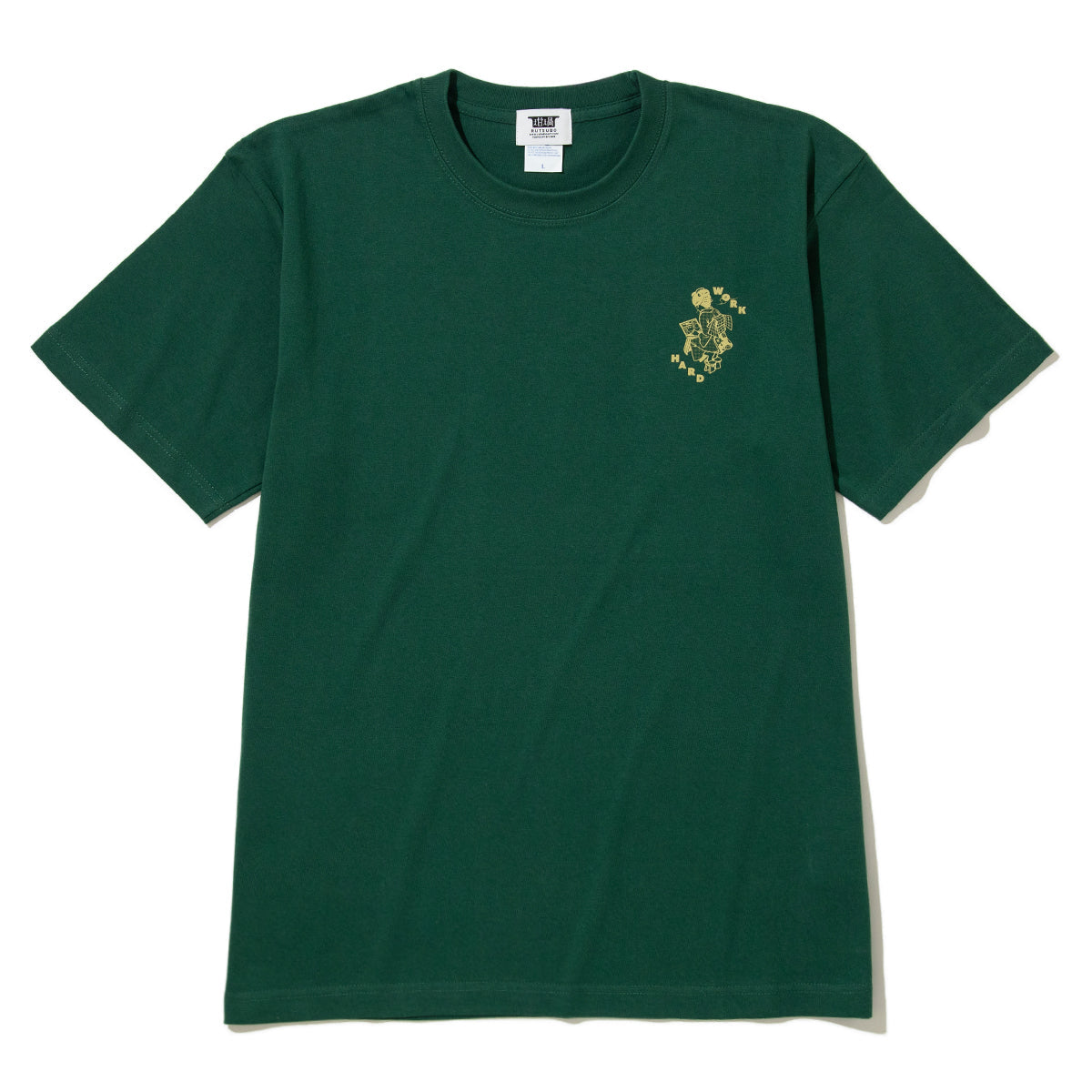 坩堝 WORKHARD/必殺仕事人 S/S T-SHIRTS (RUTSUBO×YU SUDA ) RUTSUBO ワークハード/必殺仕事人 S/S Tシャツ (RUTSUBO×YU SUDA ) R26QS-SUDA-TS2【メンズ 半袖 グラフィック コットン素材 26SS】