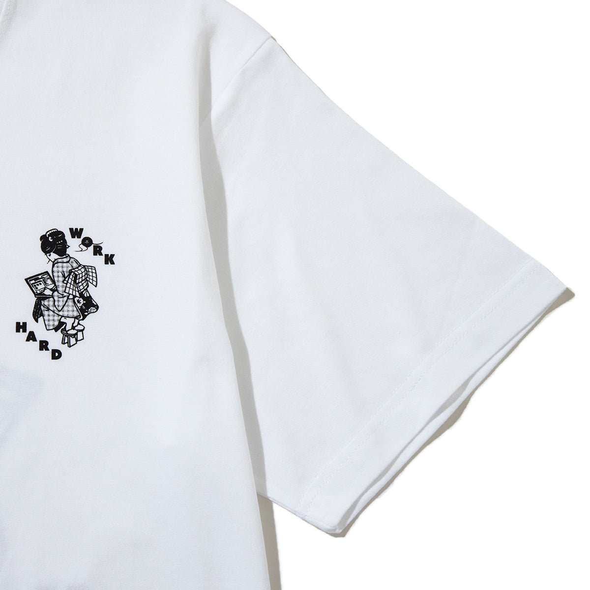 坩堝 WORKHARD/必殺仕事人 S/S T-SHIRTS (RUTSUBO×YU SUDA ) RUTSUBO ワークハード/必殺仕事人 S/S Tシャツ (RUTSUBO×YU SUDA ) R26QS-SUDA-TS2【メンズ 半袖 グラフィック コットン素材 26SS】