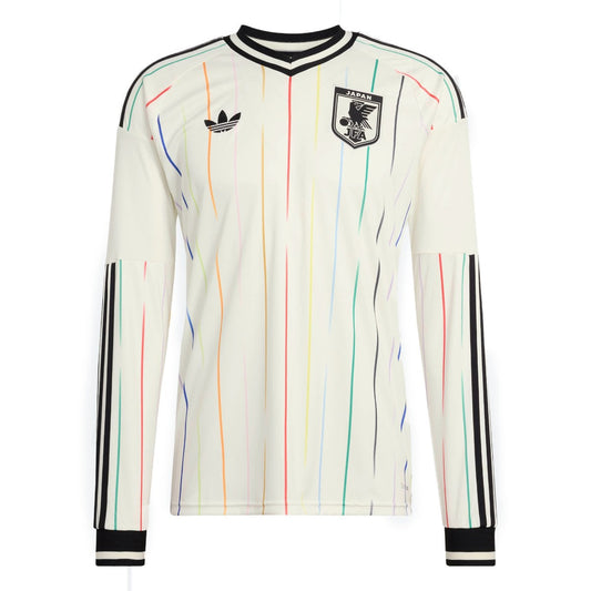 adidas Japan 2026 Away Replica Long Sleeve Jersey アディダス 日本代表 2026 アウェイ レプリカ L/Sジャージ JZ9697【メンズ サッカー ユニフォーム レプリカ 長袖 スリムフィット 26FW】