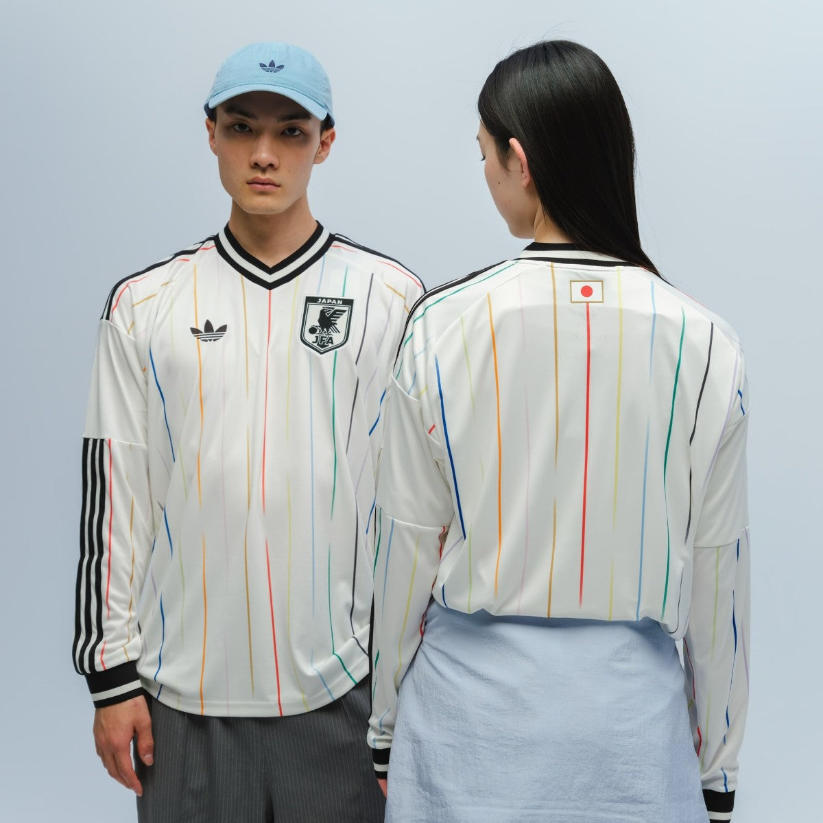 adidas Japan 2026 Away Replica Long Sleeve Jersey アディダス 日本代表 2026 アウェイ レプリカ L/Sジャージ JZ9697【メンズ サッカー ユニフォーム レプリカ 長袖 スリムフィット 26FW】